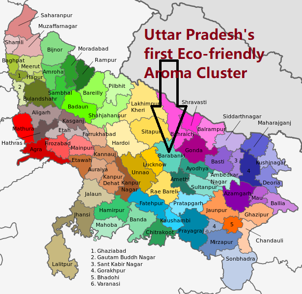 Uttar Pradesh's first Eco-friendly Aroma Cluster