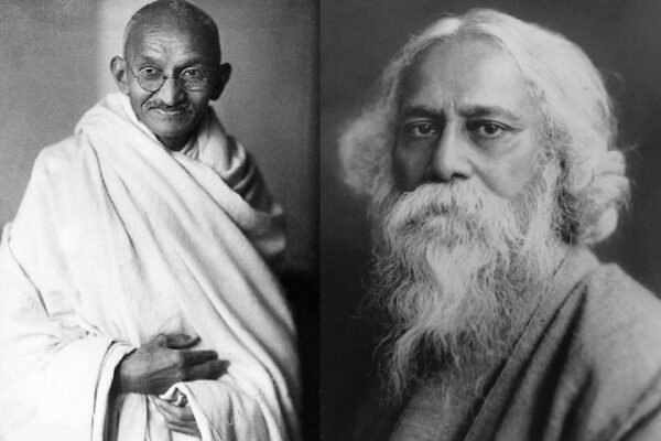 Gandhi and Tagore