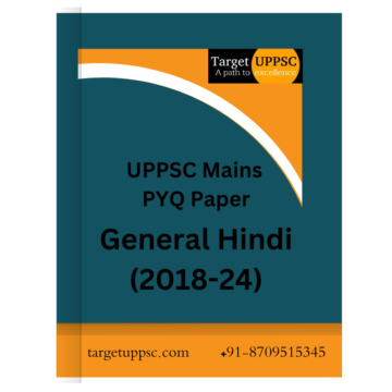 Uppsc Gen Hindi pyq 2018-24