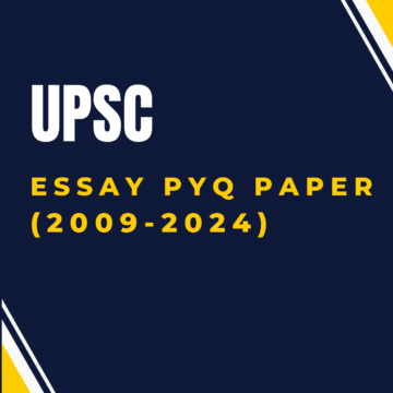 UPSC Essay PYQ Paper