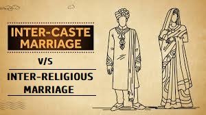 intercaste vs interreligious marriages